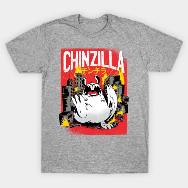 Godzilla "Chinzilla" Classic Movie Parody T-Shirt by HiFi Tees